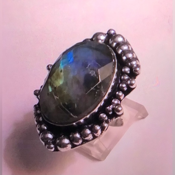 Labradorite 925 Sterling Silver Ring